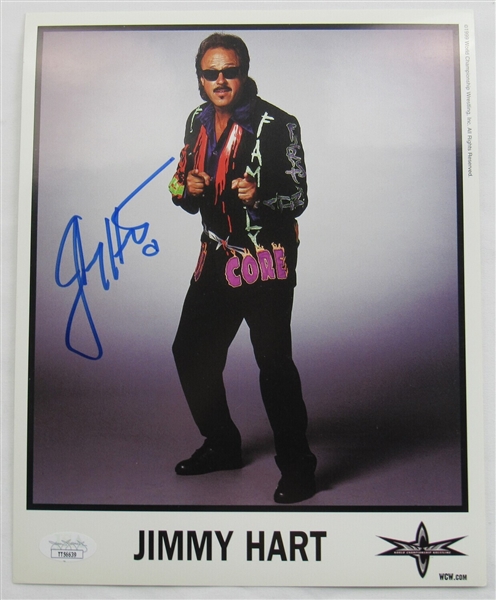 Jimmy Hart Signed Auto Autograph 8x10 Photo JSA TT56639