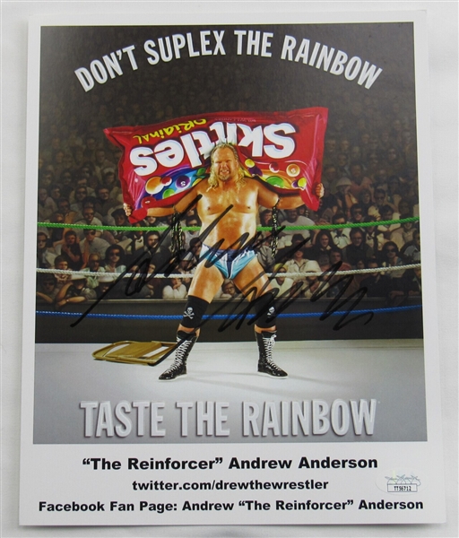 Andrew Anderson Signed Auto Autograph 8x10 Photo JSA TT56712