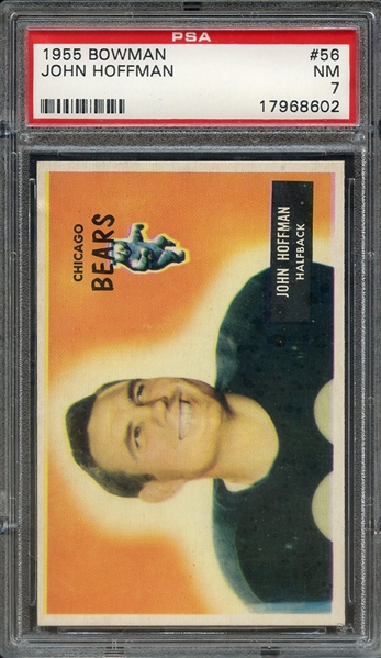 1955 BOWMAN 56 JOHN HOFFMAN PSA NM 7