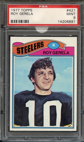 1977 TOPPS 421 ROY GERELA PSA MINT 9