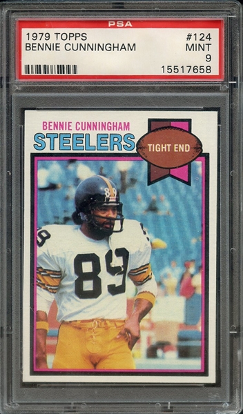 1979 TOPPS 124 BENNIE CUNNINGHAM PSA MINT 9