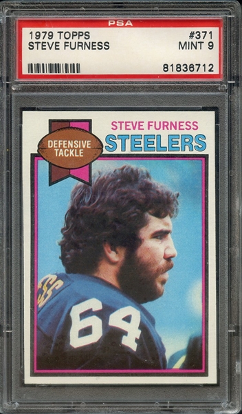 1979 TOPPS 371 STEVE FURNESS PSA MINT 9