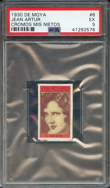 1930 DE MOYA CROMOS MIS NIETOS 8 JEAN ARTUR CROMOS MIS NIETOS PSA EX 5