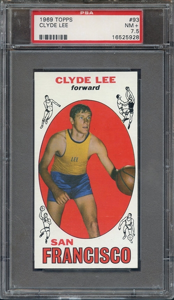 1969 TOPPS 93 CLYDE LEE PSA NM+ 7.5