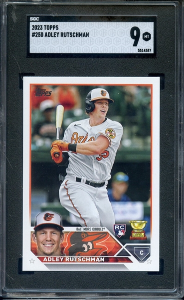 2023 TOPPS 250 ADLEY RUTSCHMAN SGC MINT 9