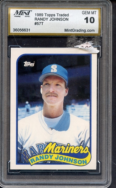 1989 TOPPS TRADED 57T RANDY JOHNSON MGS 10