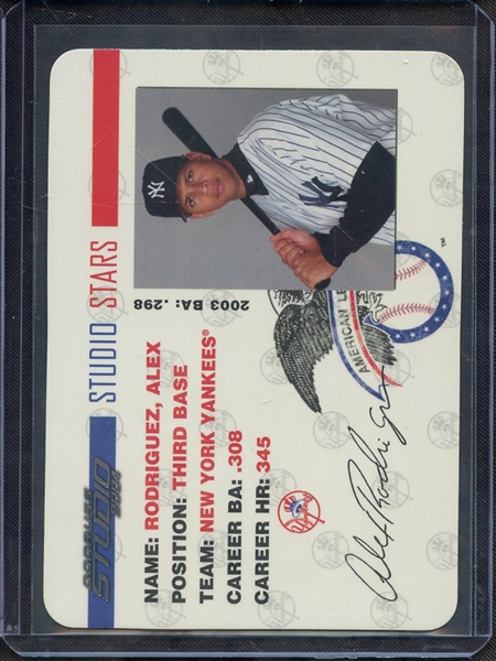 2004 DONRUSS STUDIO ALEX RODRIGUEZ