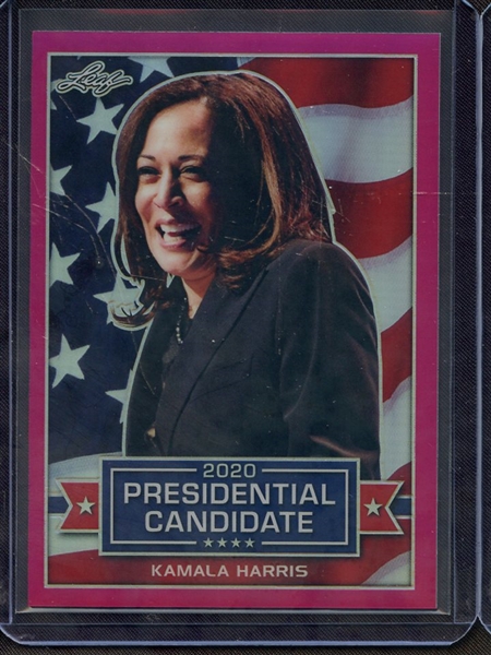 2019 LEAF 2020 PRESIDENTIAL CANDIDATES PINK PRISMATIC KAMALA HARRIS 5/20