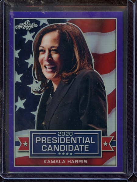 2019 LEAF 2020 PRESIDENTIAL CANDIDATES PURPLE PRISMATIC KAMALA HARRIS 8/25