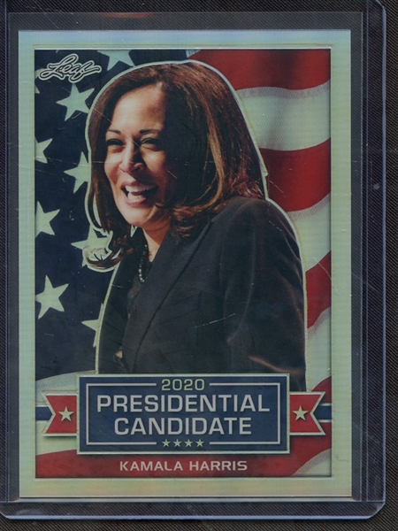 2019 LEAF 2020 PRESIDENTIAL CANDIDATES SILVER PRISMATIC KAMALA HARRIS