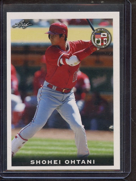 2018 LEAF NATIONAL SPORTS COLLECTORS CONVENTION NSCC ROOKIE - 01 SHOHEI OHTANI