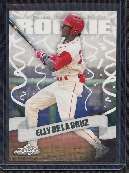 2023 LEAF PRIZED ROOKIE 01 ELLY DE LA CRUZ