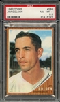 1962 TOPPS 568 JIM GOLDEN PSA NM-MT+ 8.5