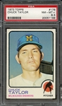 1973 TOPPS 176 CHUCK TAYLOR PSA NM-MT+ 8.5