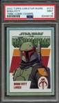 2022 TOPPS CHROME STAR WARS THE MANDALORIAN BESKAR EDITION CHROME COMIC COVERS CC3 BOBA FETT TMBE-COMIC COVERS PSA MINT 9