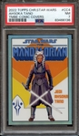 2022 TOPPS CHROME STAR WARS THE MANDALORIAN BESKAR EDITION CHROME COMIC COVERS CC4 AHSOKA TANO TMBE-COMIC COVERS PSA NM 7