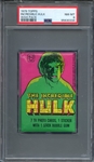 1979 TOPPS INCREDIBLE HULK WAX PACK INCREDIBLE HULK WAX PACK PSA NM-MT 8