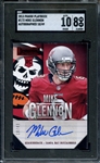 2013 PANINI PLAYBOOK AUTOGRAPHED 172 MIKE GLENNON 18/49 SGC NM-MT 8 AUTO 10