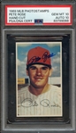 1969 MLB PHOTOSTAMPS SIGNED PETE ROSE PSA GEM MT 10 PSA/DNA AUTO 10