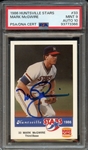 1986 HUNTSVILLE STARS 33 SIGNED MARK MCGWIRE PSA MINT 9 PSA/DNA AUTO 10