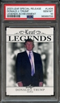 2023 LEAF SPECIAL RELEASE LEGENDS ACHIEVEMENT LA04 DONALD J. TRUMP PSA GEM MT 10