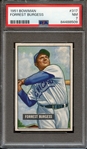 1951 BOWMAN 317 FORREST BURGESS PSA NM 7