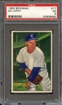 1952 BOWMAN 17 ED LOPAT PSA EX 5