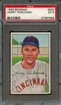 1952 BOWMAN 202 HARRY PERKOWSKI PSA EX 5