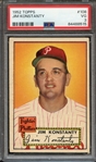 1952 TOPPS 108 JIM KONSTANTY PSA VG 3