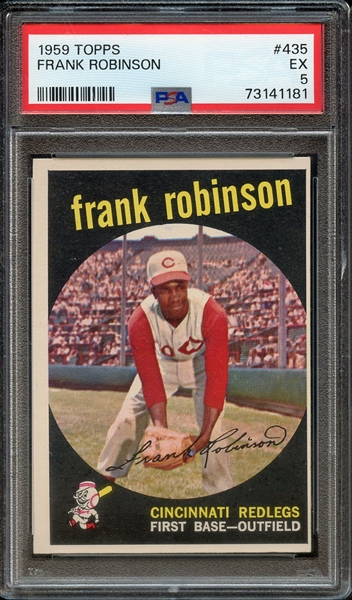 1959 TOPPS 435 FRANK ROBINSON PSA EX 5