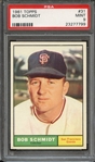 1961 TOPPS 31 BOB SCHMIDT PSA MINT 9