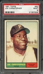 1961 TOPPS 82 JOE CHRISTOPHER PSA MINT 9