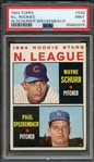 1964 TOPPS 548 W.SCHURR/P.SPECKENBACH N.L. ROOKIES PSA MINT 9