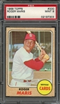 1968 TOPPS 330 ROGER MARIS PSA MINT 9