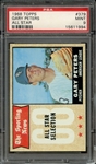 1968 TOPPS 379 ALL STAR GARY PETERS PSA MINT 9