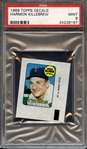 1969 TOPPS DECALS  HARMON KILLEBREW PSA MINT 9