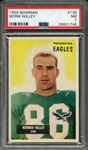 1955 BOWMAN 138 NORM WILLEY PSA NM 7