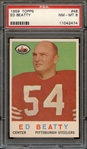 1959 TOPPS 48 ED BEATTY PSA NM-MT 8