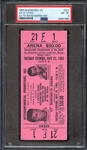 1965 BOXING-FULL FULL ALI 1ST ROUND KO/PINK VAR. ALI VS. LISTON PSA NM-MT 8