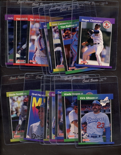 (15) 1989 DONRUSS HOF & STAR LOT W/CLEMENS SMITH RAINES WINFIELD