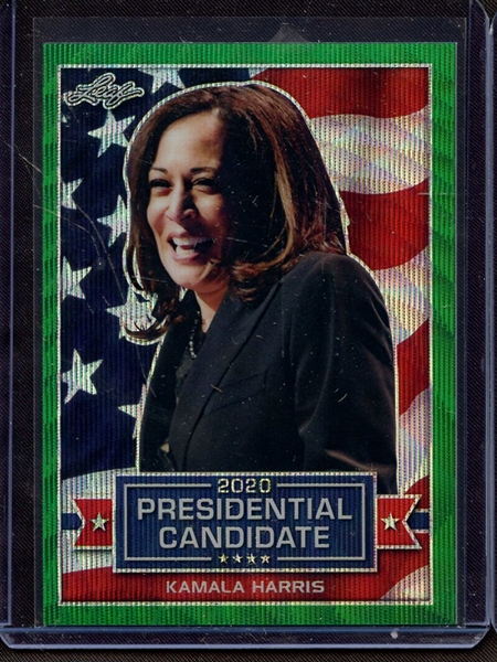 2019 LEAF 2020 PRESIDENTIAL CANDIDATE PRISMATIC WAVE GREEN KAMALA HARRIS 3/5