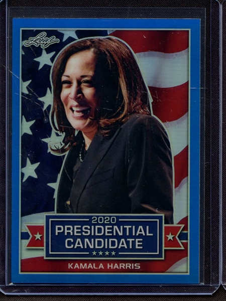 2019 LEAF 2020 PRESIDENTIAL CANDIDATE PRISMATIC BLUE KAMALA HARRIS 1/35