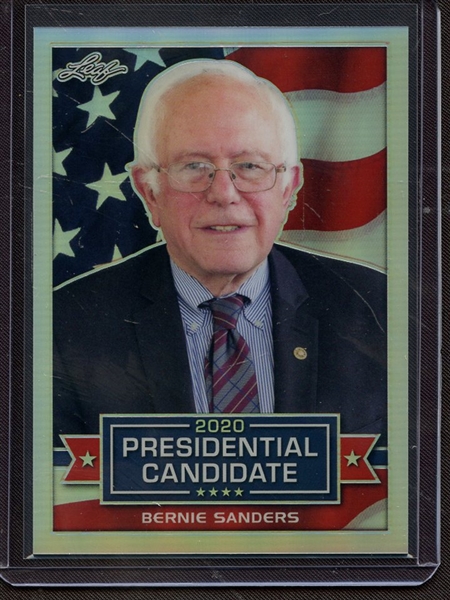 2019 LEAF 2020 PRESIDENTIAL CANDIDATE PRISMATIC SILVER BERNIE SANDERS