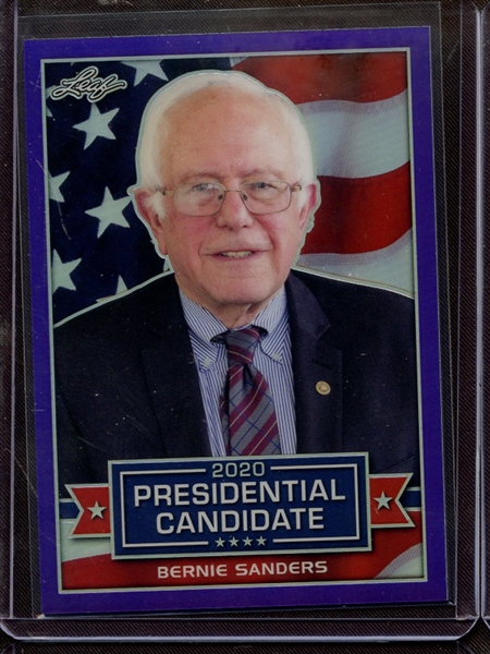 2019 LEAF 2020 PRESIDENTIAL CANDIDATE PRISMATIC PURPLE BERNIE SANDERS 11/25