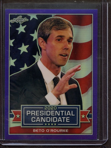 2019 LEAF 2020 PRESIDENTIAL CANDIDATE PRISMATIC PURPLE BETO O'ROURKE 11/25