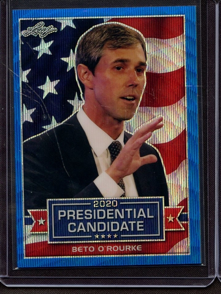 2019 LEAF 2020 PRESIDENTIAL CANDIDATE PRISMATIC WAVE BLUE BETO O'ROURKE 6/20