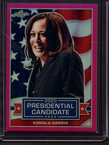 2019 LEAF 2020 PRESIDENTIAL CANDIDATE PRISMATIC PINK KAMALA HARRIS 8/20