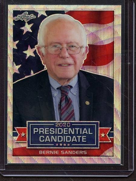 2019 LEAF 2020 PRESIDENTIAL CANDIDATE PRISMATIC WAVE SILVER BERNIE SANDERS