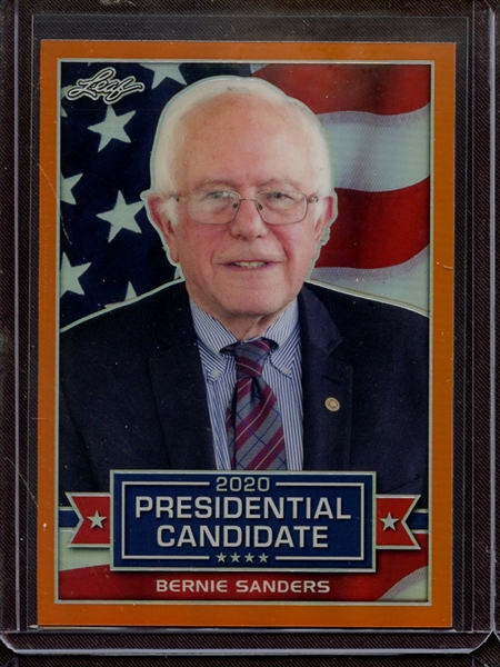 2019 LEAF 2020 PRESIDENTIAL CANDIDATE PRISMATIC ORANGE BERNIE SANDERS 3/7