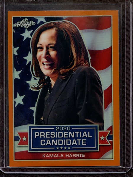 2019 LEAF 2020 PRESIDENTIAL CANDIDATE PRISMATIC ORANGE KAMALA HARRIS 3/7